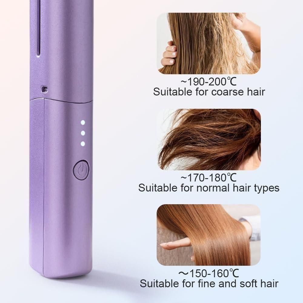 Meneflix Portable Mini Hair Straightener comb