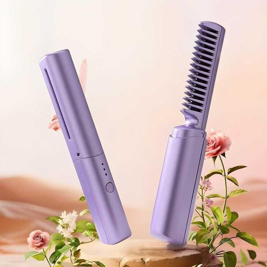 Meneflix Portable Mini Hair Straightener comb