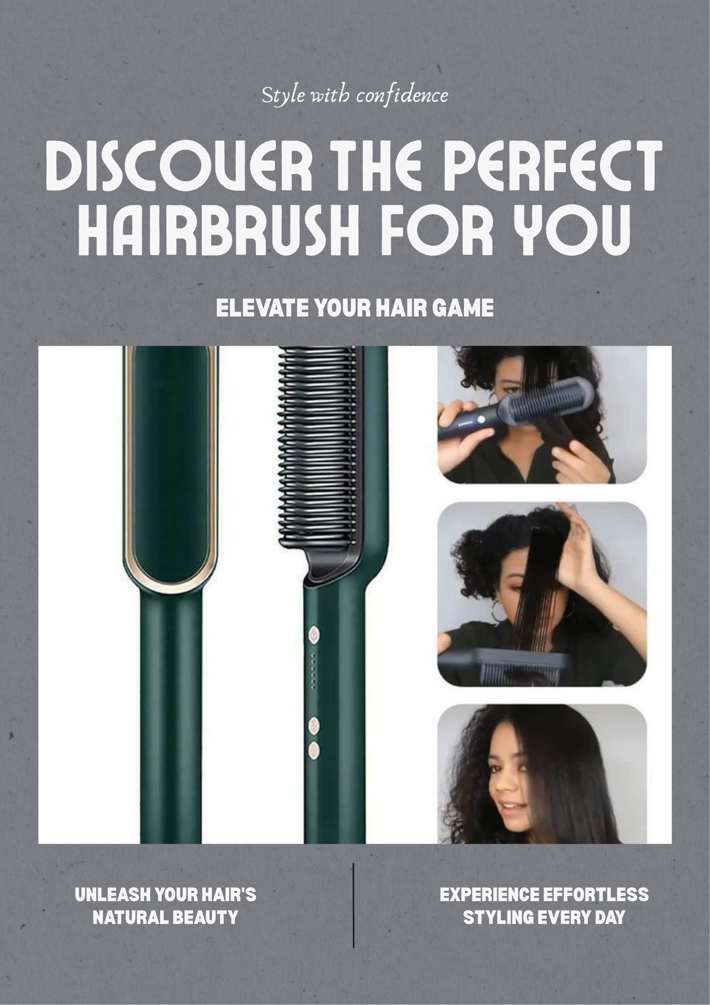 Electric Hair Straightener Comb