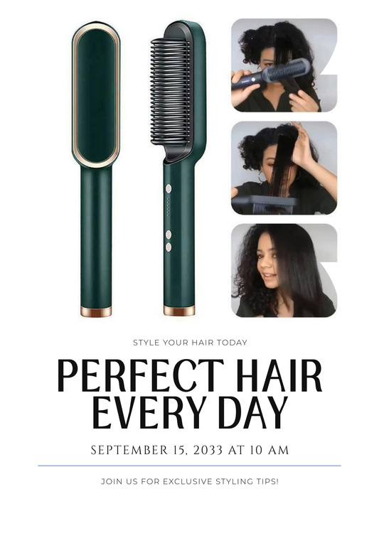 Electric Hair Straightener Comb